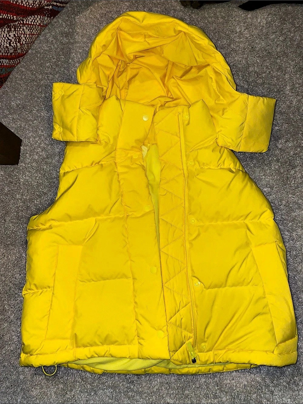 lululemon Wunder Puff Yellow Vest